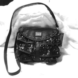 Betsy Johnson Betseyville Black crossbody purse